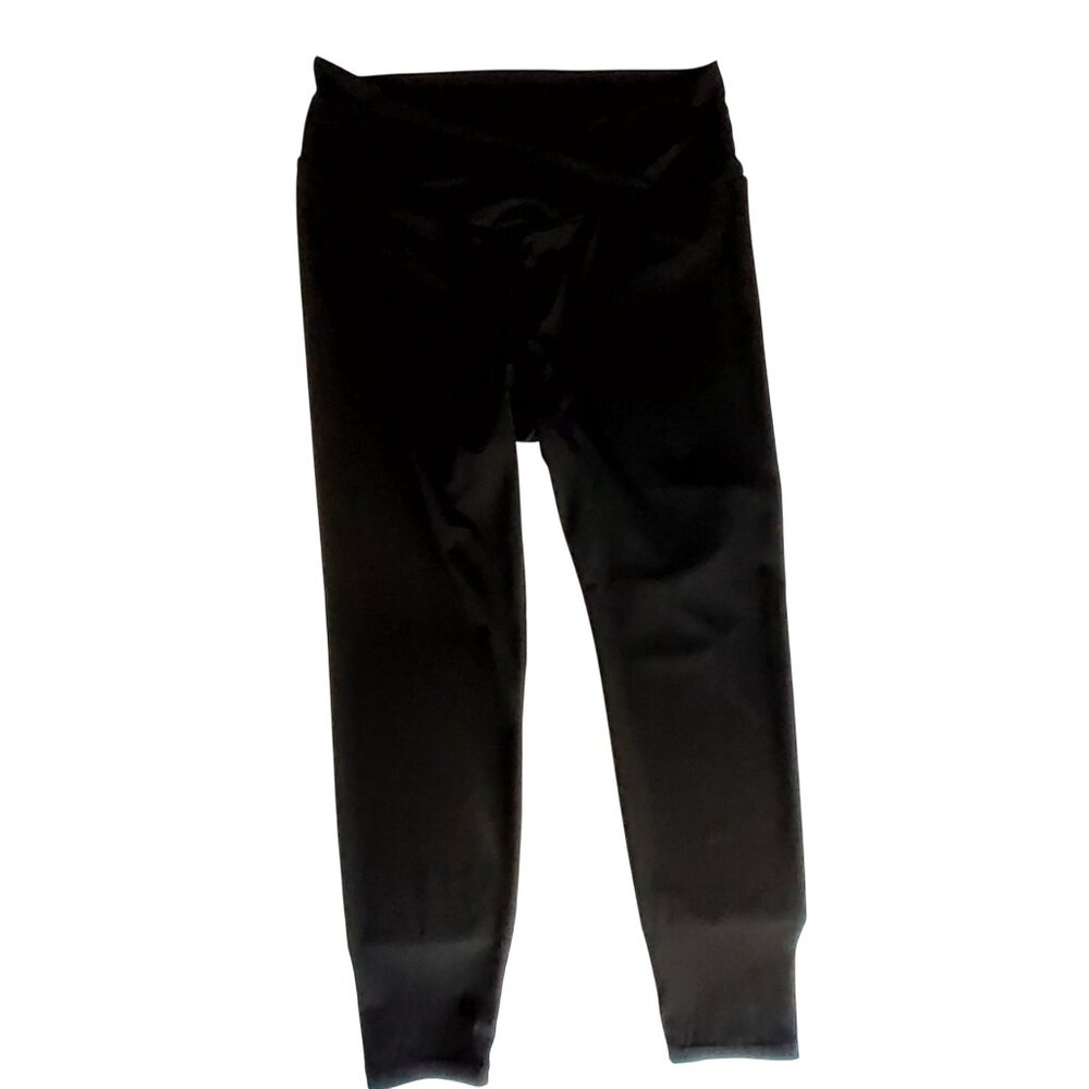 A New Day Womens Black High-Waist Stretch Leggings L Sleek, seamless silhouette